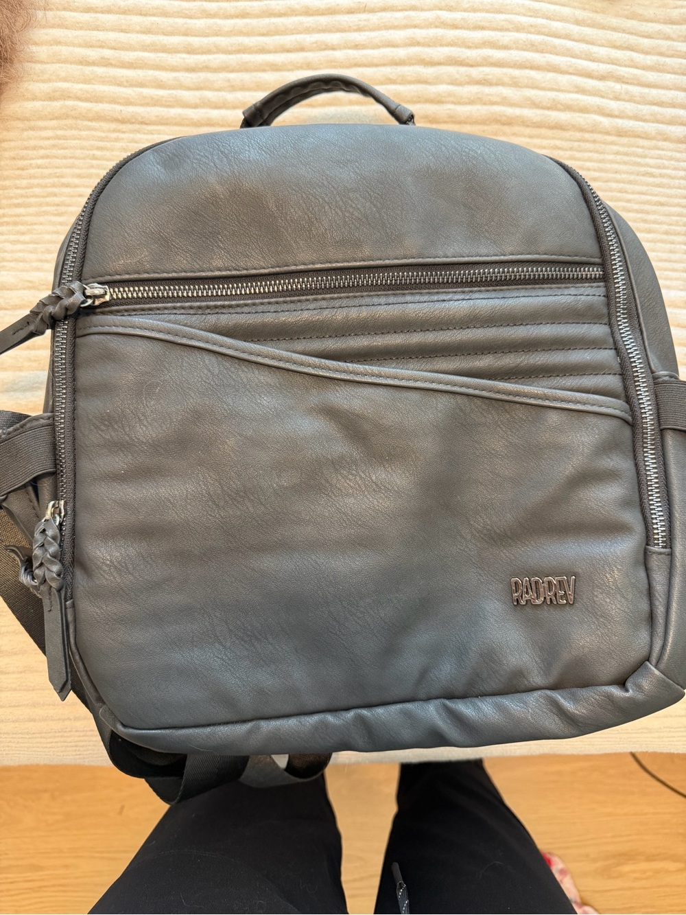 RadRev Backpack in Gray & Black